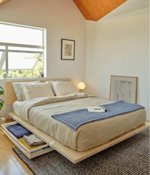 9 Sustainable Wooden Bed Frames for Carefree Sleep 4 Flyod modular bed frame