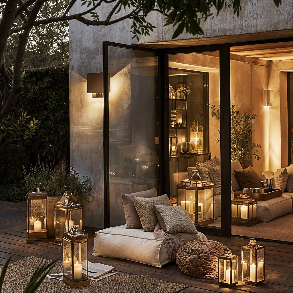 11 rustic boho living room ideas on a budget 9 lanterns with candles inside to bring up the ambiance